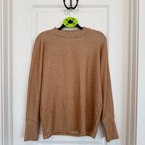 Daytrip Wonens Yellow/Tan Striped Sweater